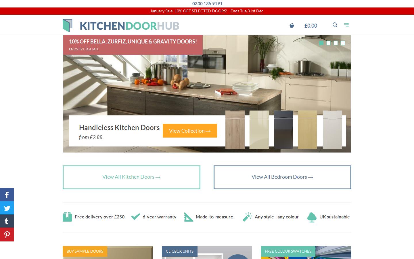 Kitchen Door Hub Ltd Website