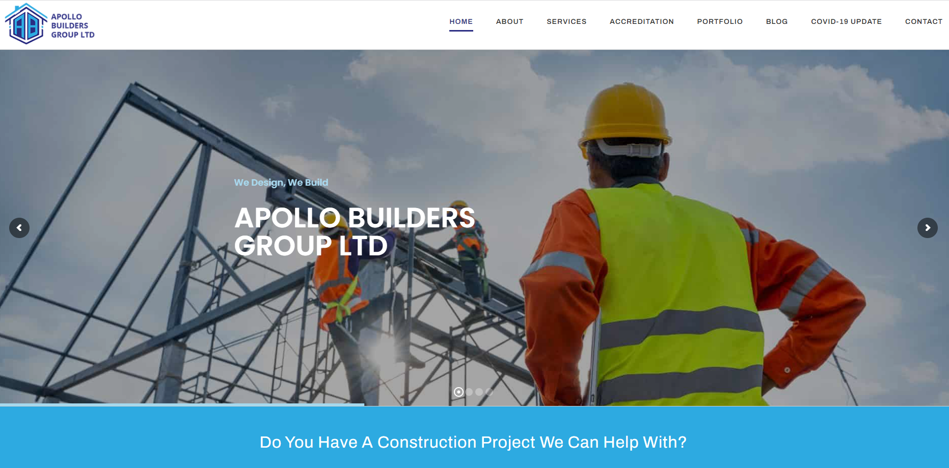 Apollo Builders Group Ltd Website