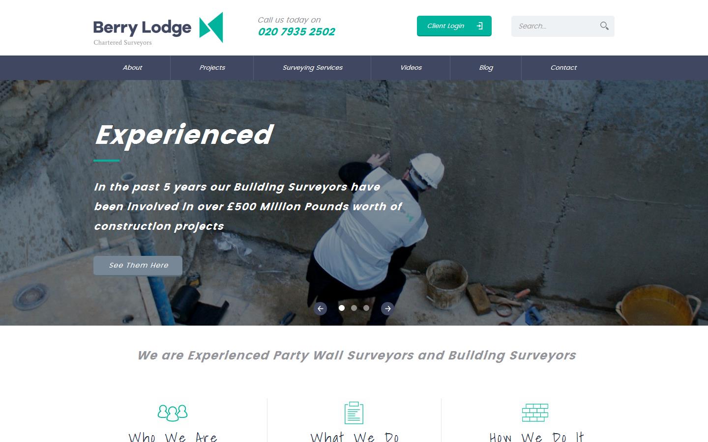 Berry Lodge Surveyors Website