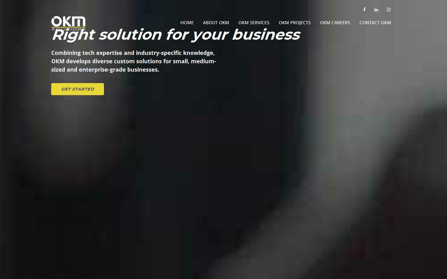 OKM Solutions Ltd Website