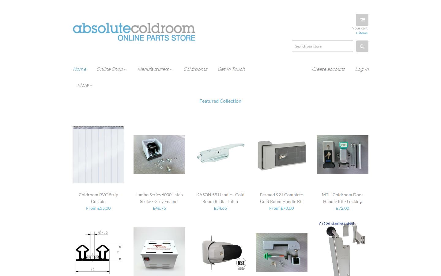 Absolute Coldroom Ltd Website
