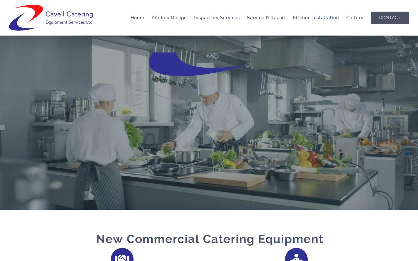 Cavell Catering Equipment Services Website