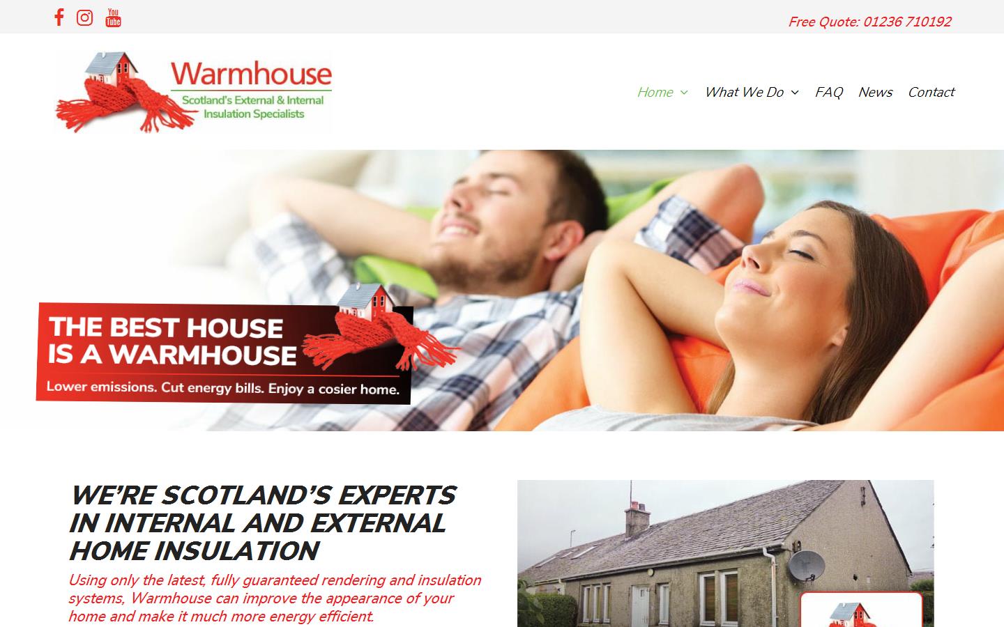 Warmhouse Ltd Website