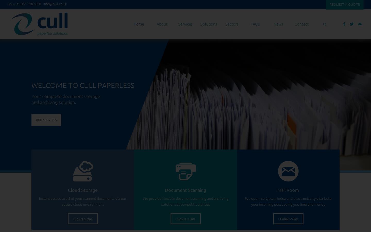 Cull Paperless Solutions Website