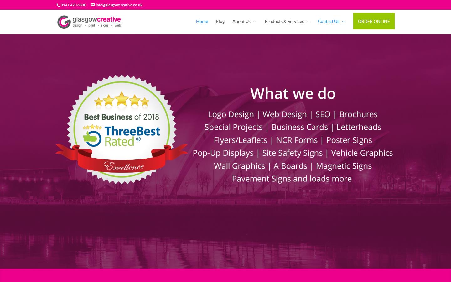 Glasgow Creative Website