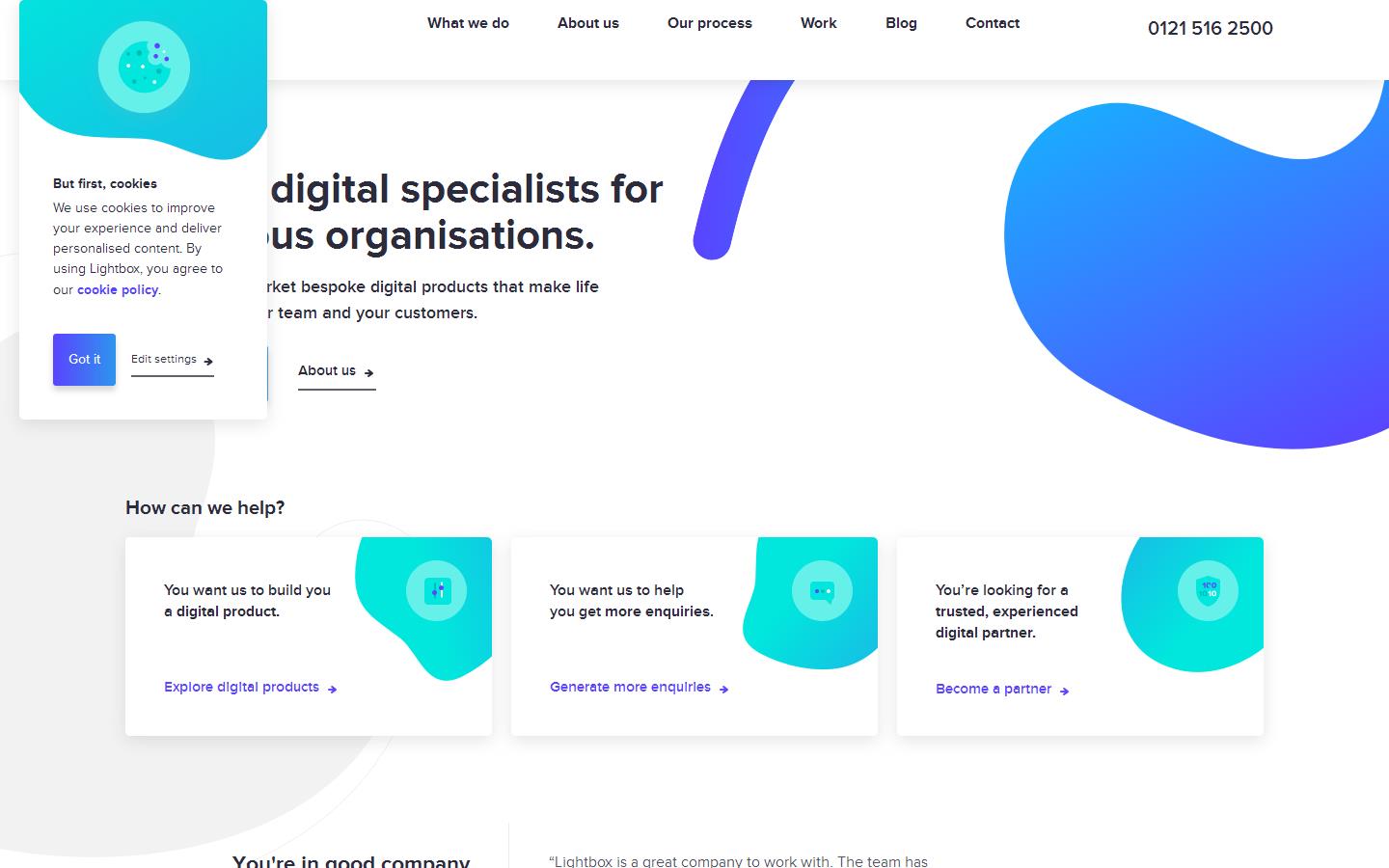 Lightbox Digital Website