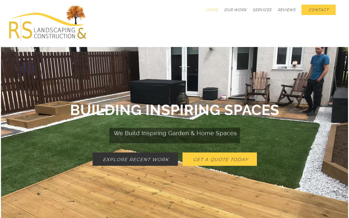 RS Landscaping & Construction Website