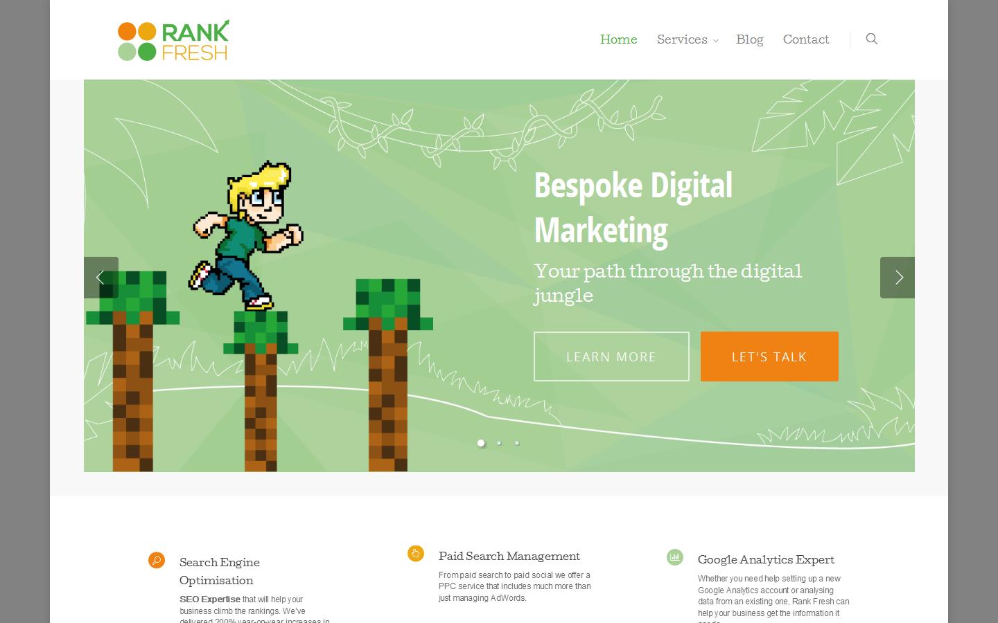 Rank Fresh Website