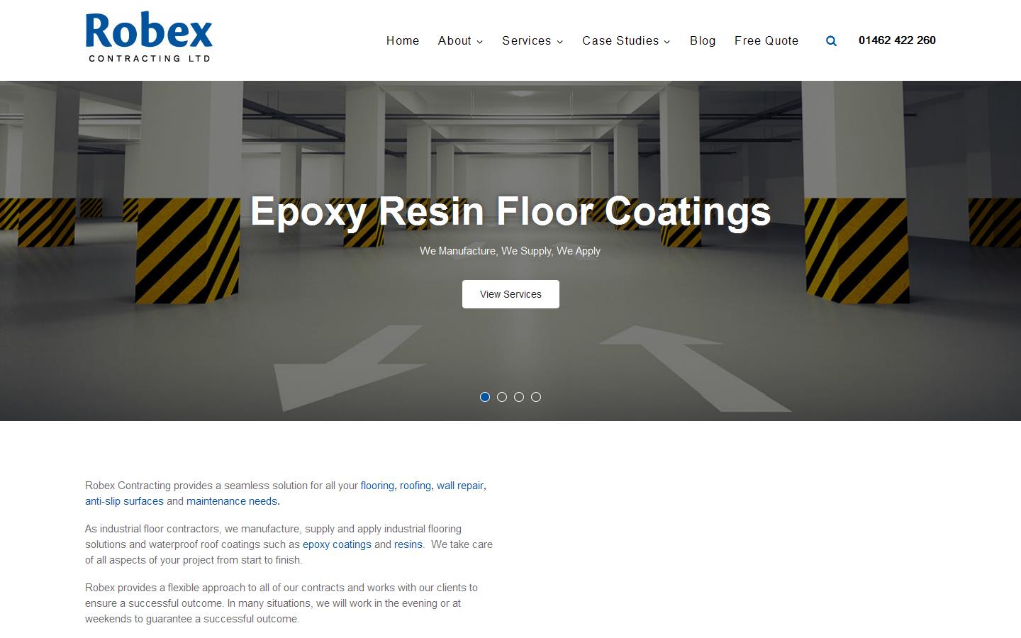 Robex Contracting Website