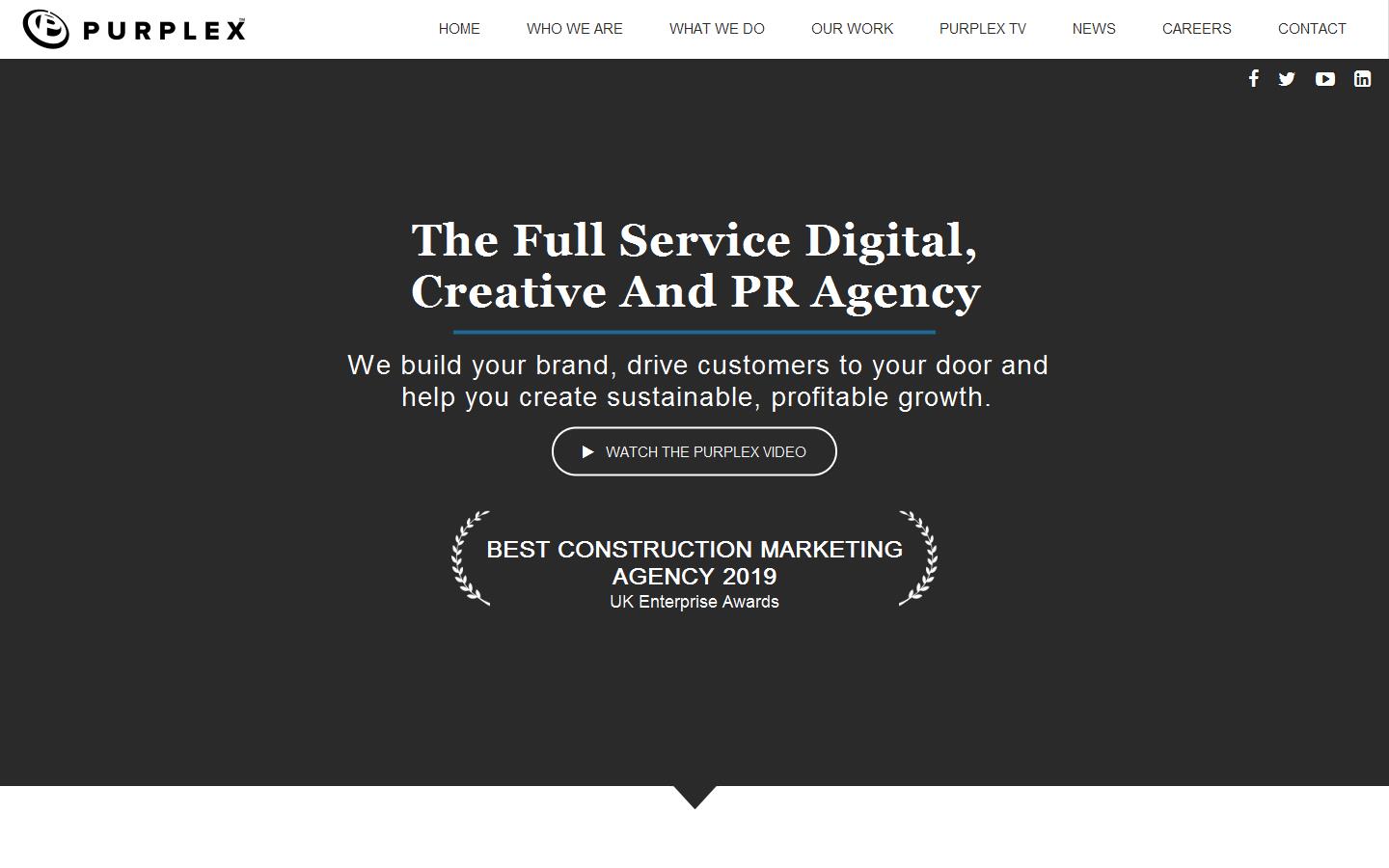 Purplex Marketing Website