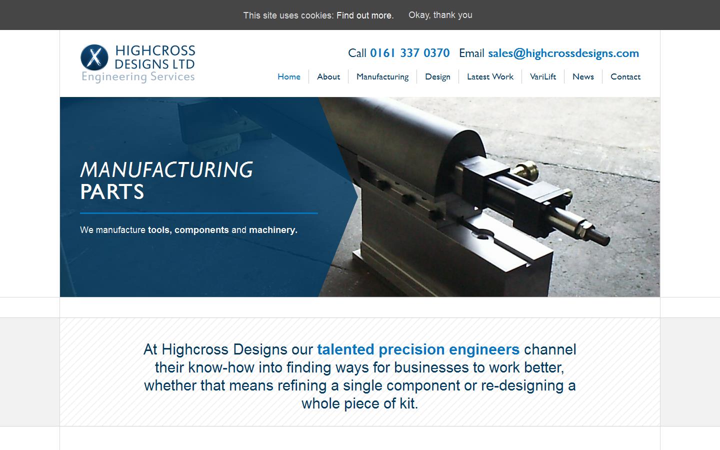 Highcross Design Ltd Website