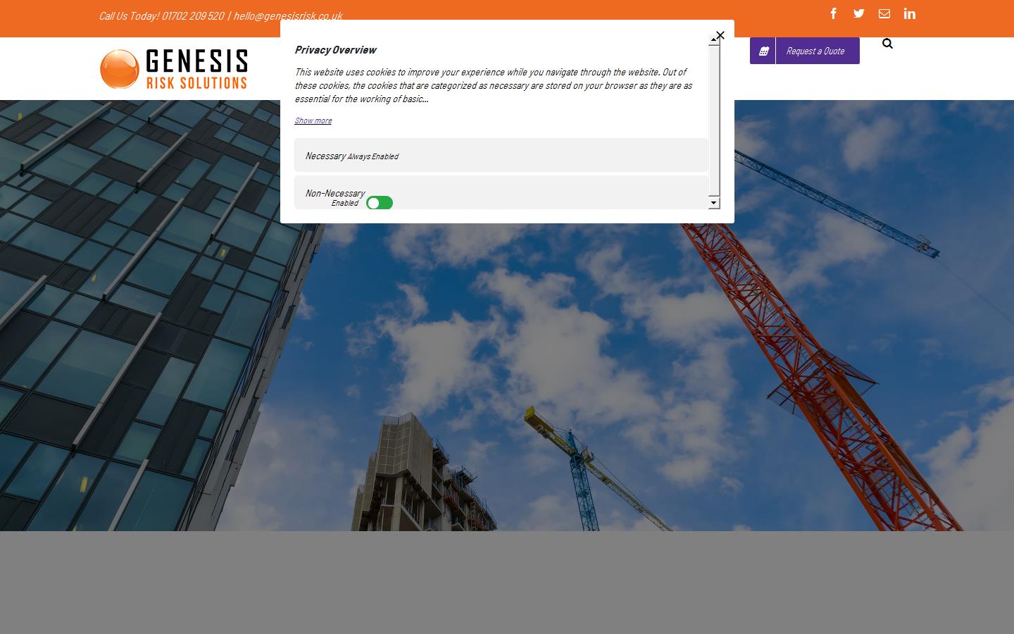 Genesis Risk Solutions Website