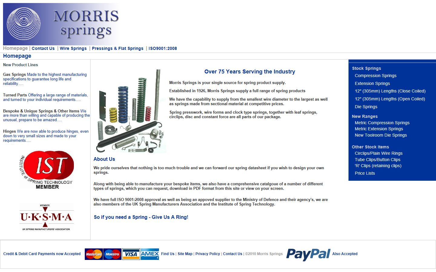 Morris Springs Website