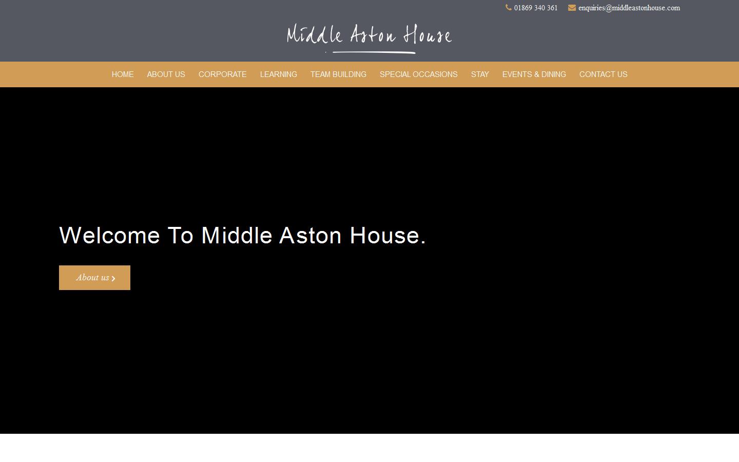 Middle Aston House Website