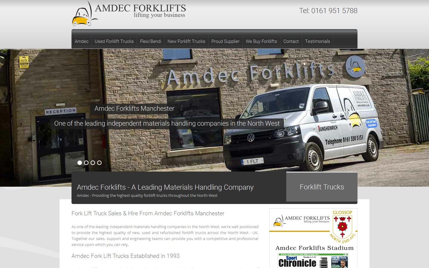 Amdec Industrial Products Ltd Website