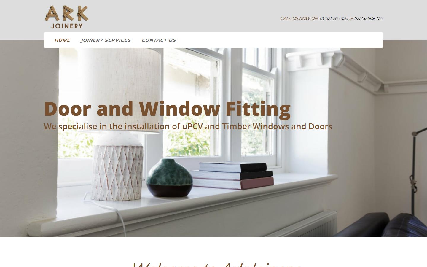 Ark joinery Website