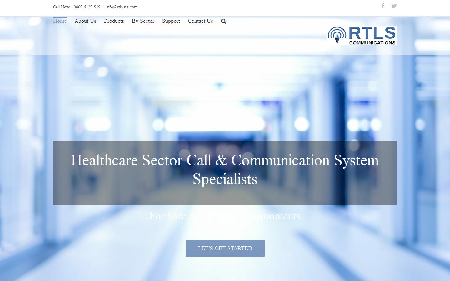 RTLS Communications Ltd Website