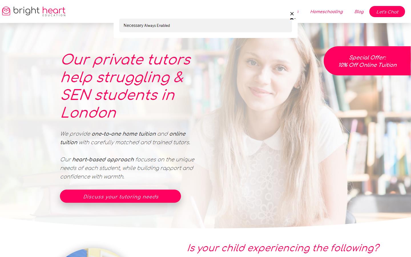 Bright Heart Education Ltd Website