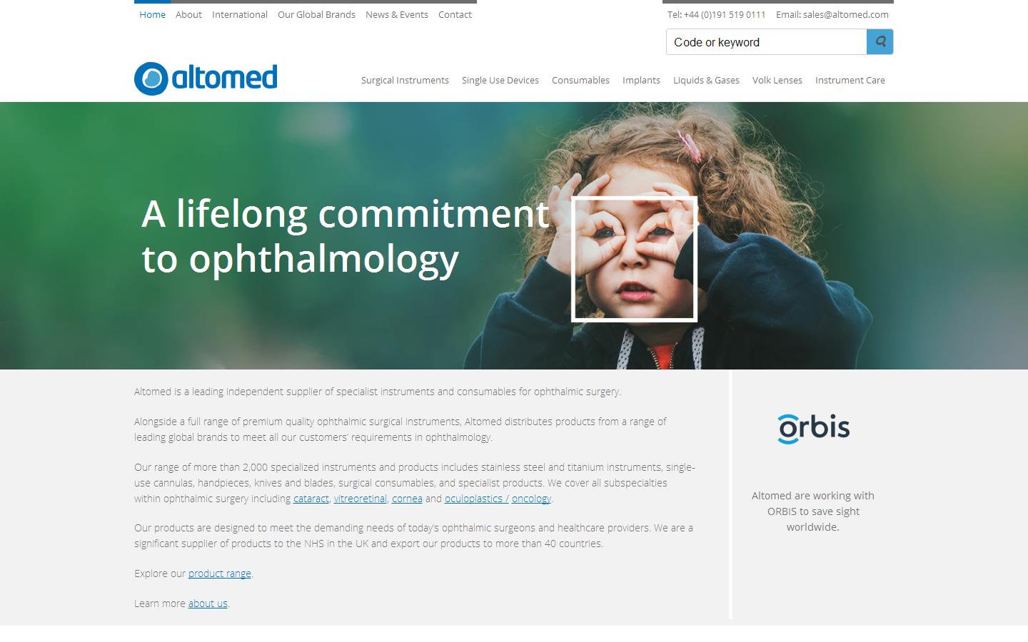 Altomed Website