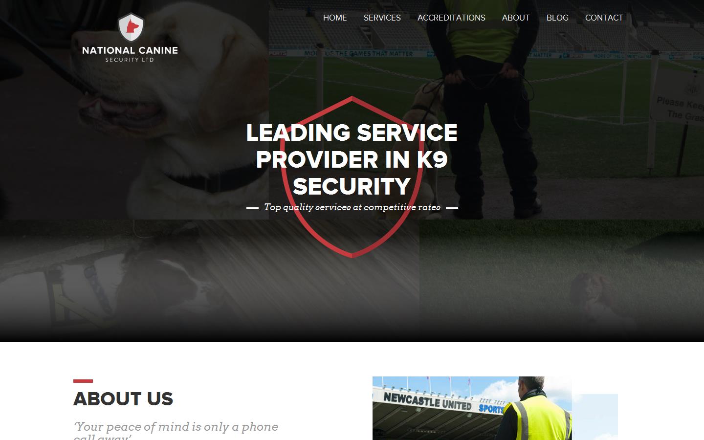 National Canine Security Ltd Website