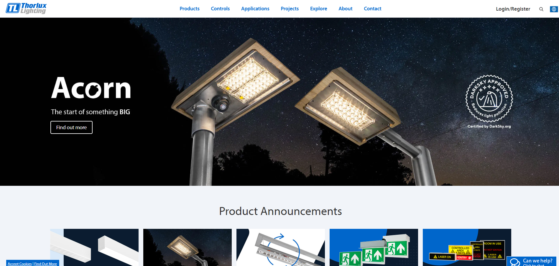 Thorlux Lighting Website