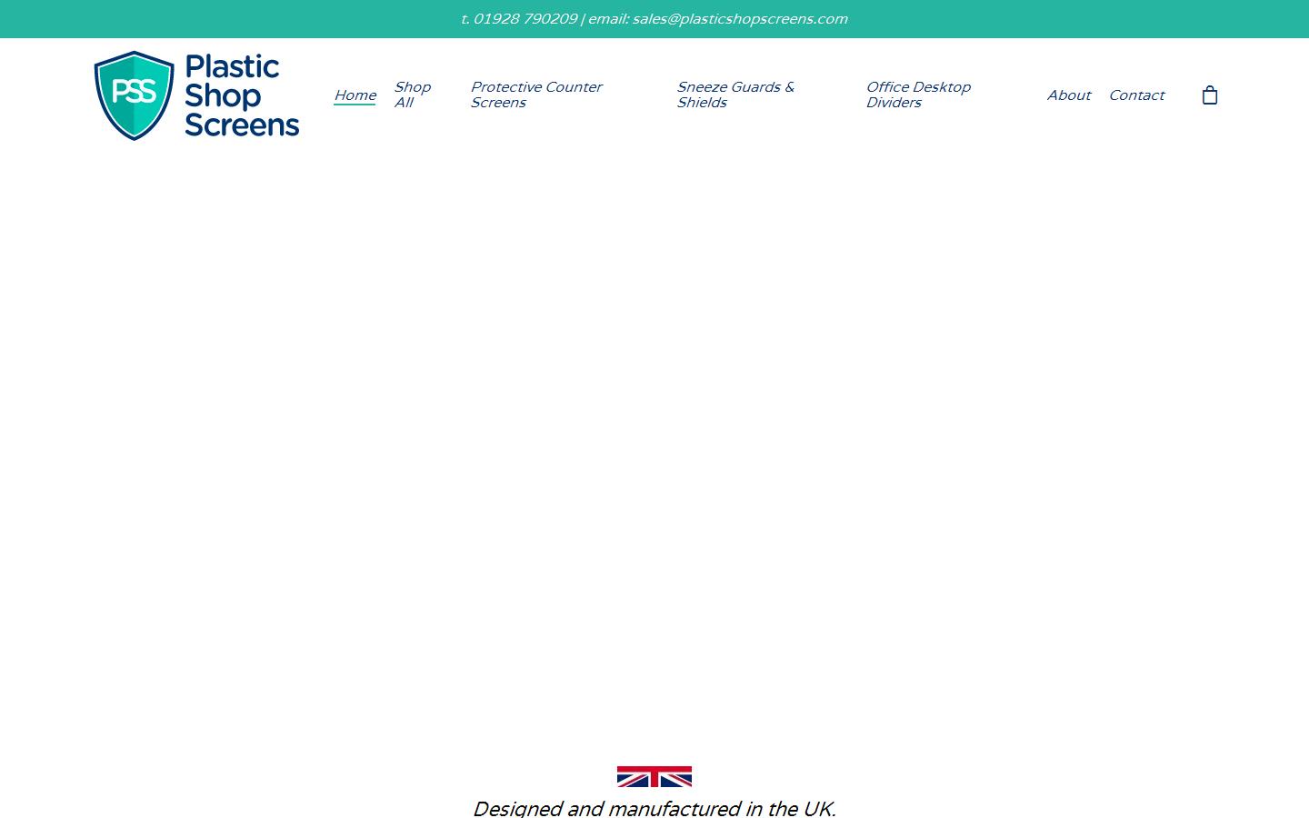 Plastic Shop Screens Website