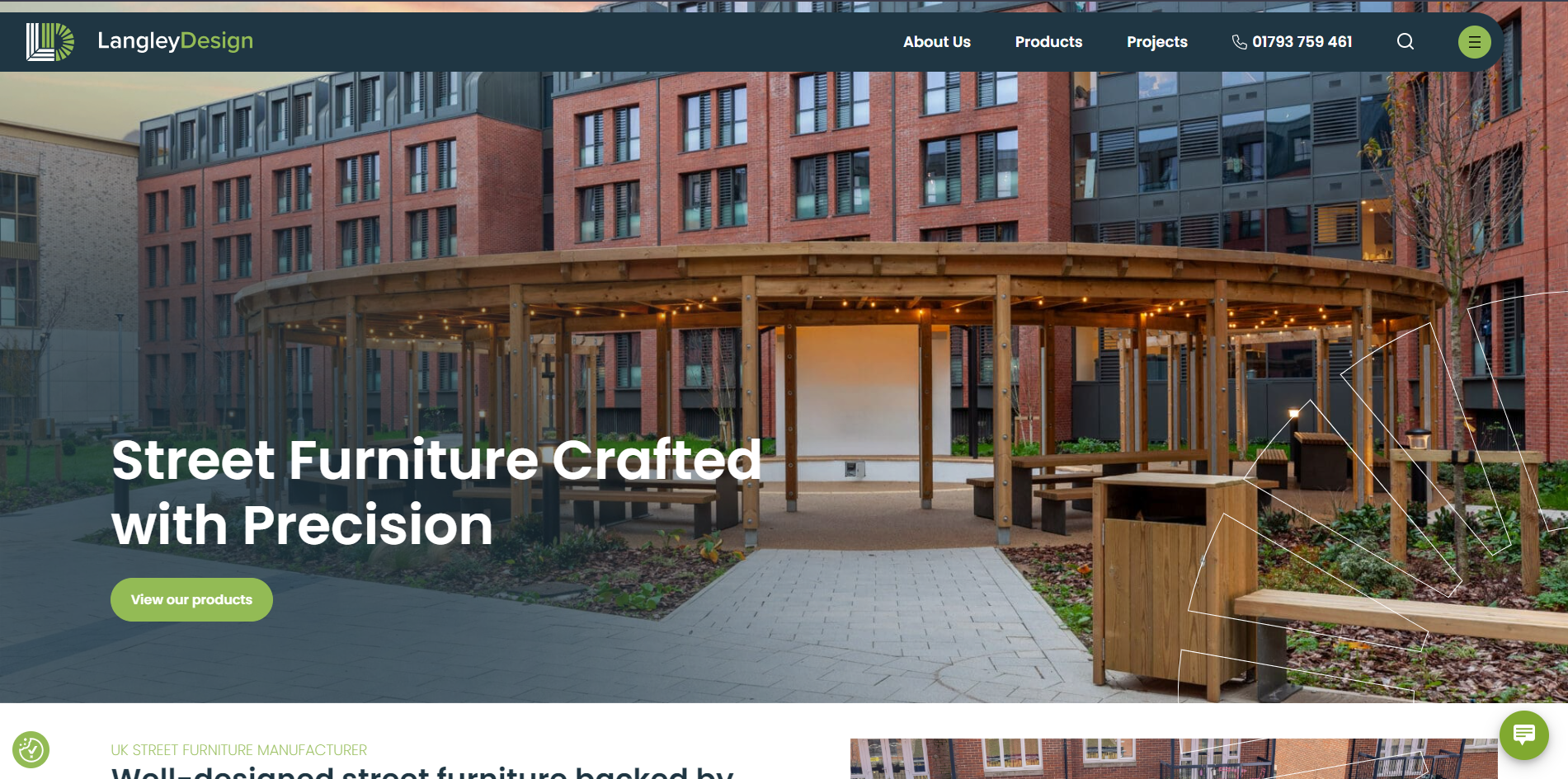 Langley Design Street Furniture UK Website