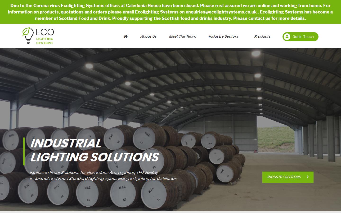 Ecolighting Systems Ltd Website