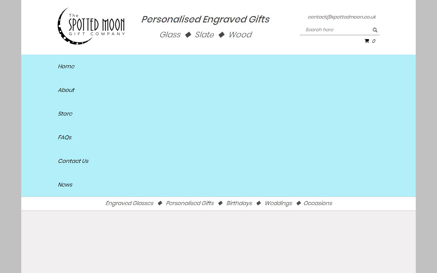 The Spotted Moon Gift Company Website