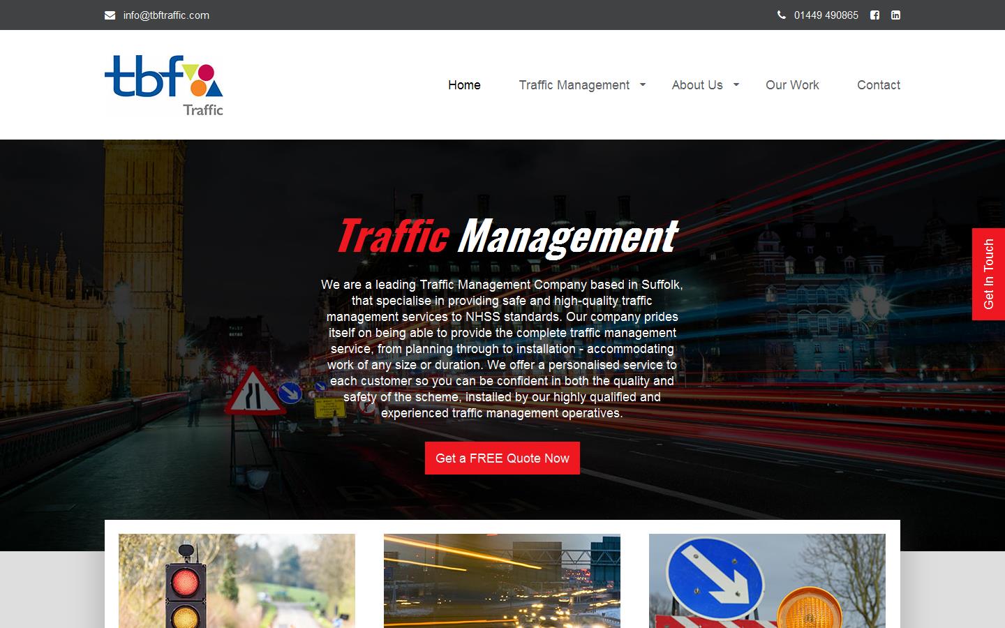 tbf Traffic Website