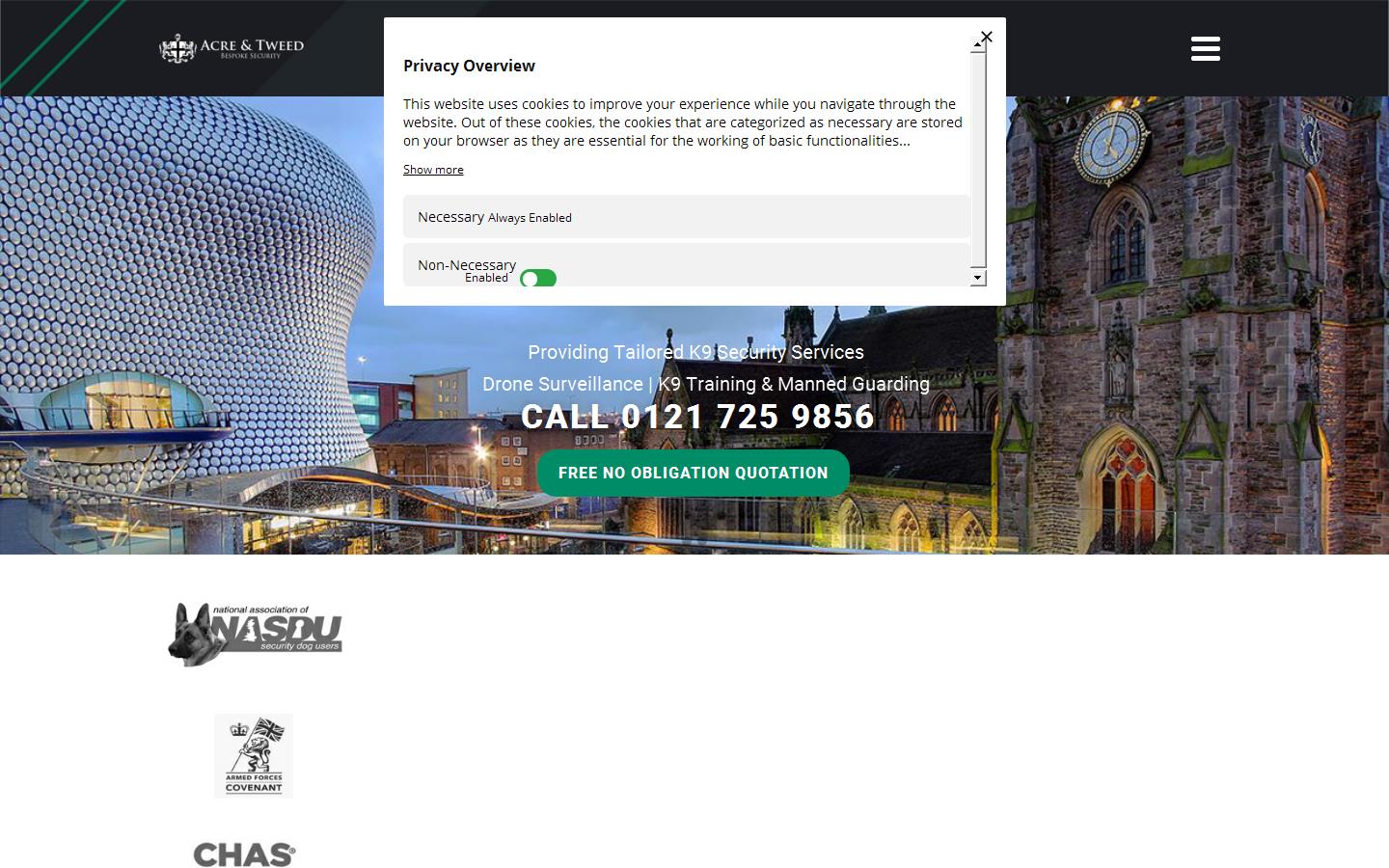 Acre & Tweed Ltd Website