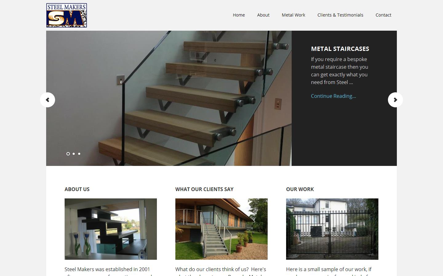 Steel Makers Ltd Website