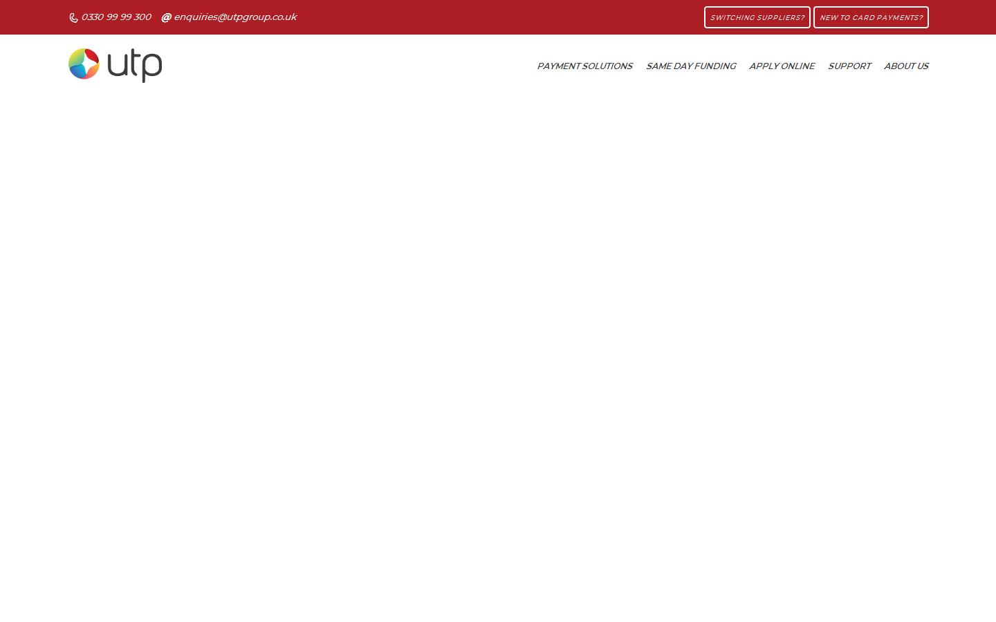 UTP Merchant Services Ltd Website