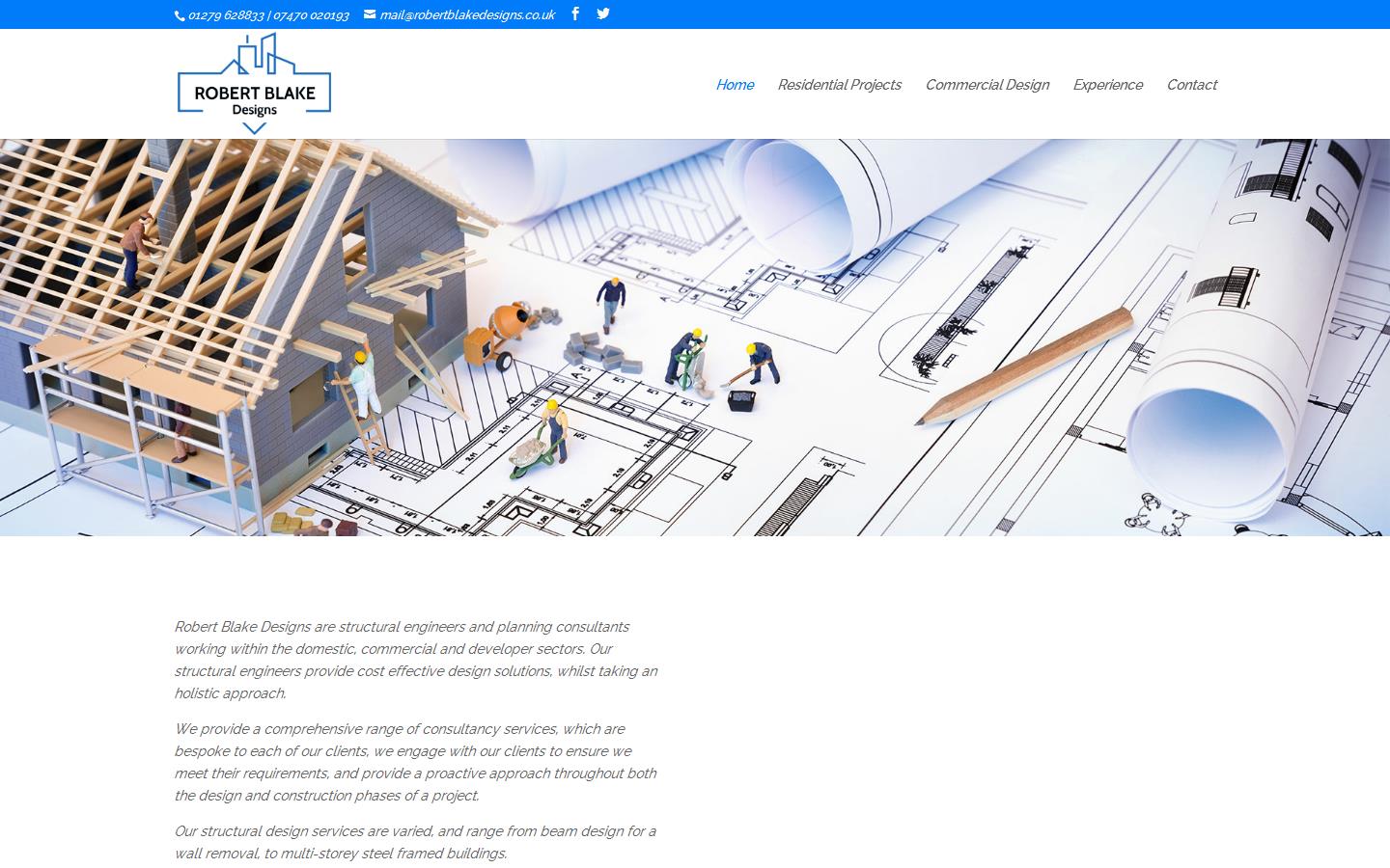 Robert Blake Designs Website