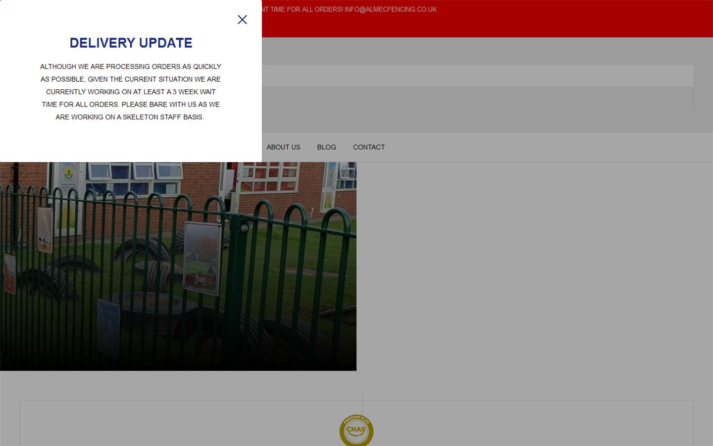 Almec Fencing Website