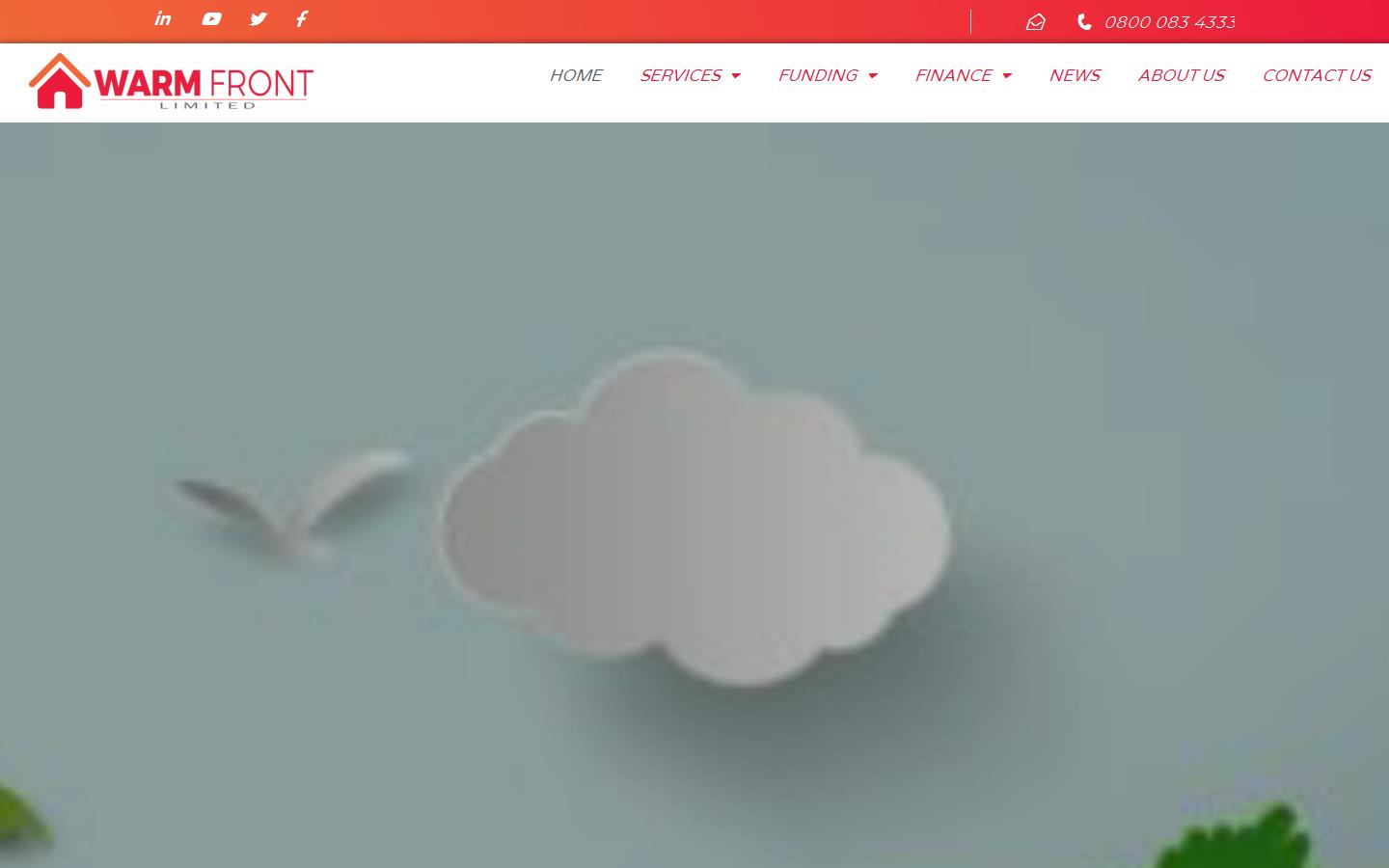 Warm Front Ltd Website