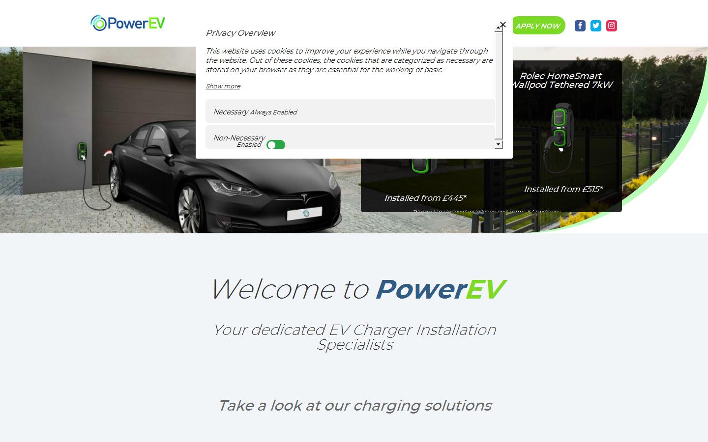 Power EV Website