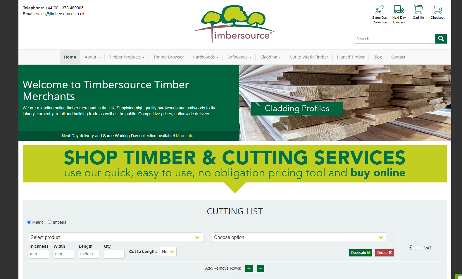 Timbersource Ltd Website