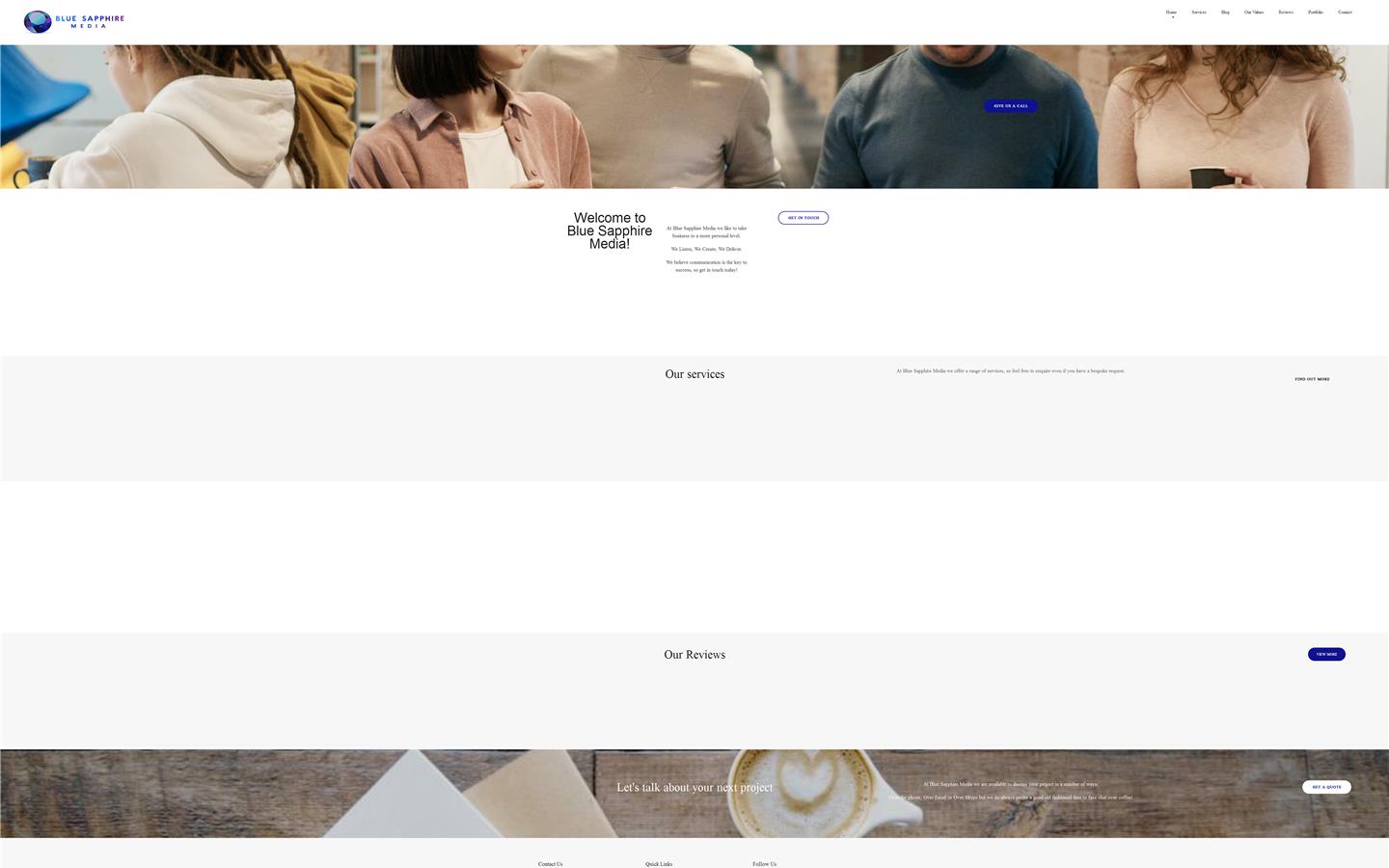 Blue Sapphire Media Website