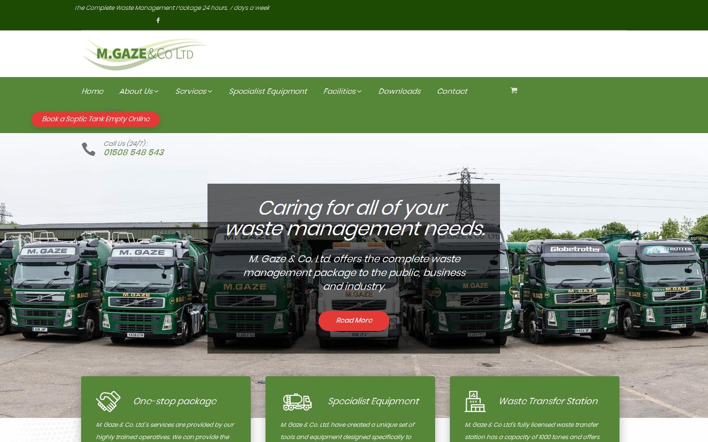 M. Gaze & Co Ltd Website