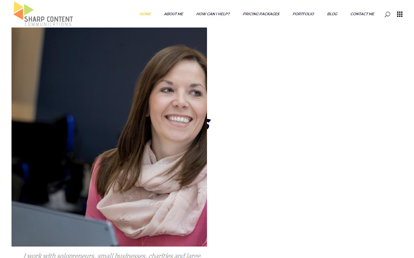 Sharp Content Communications Website