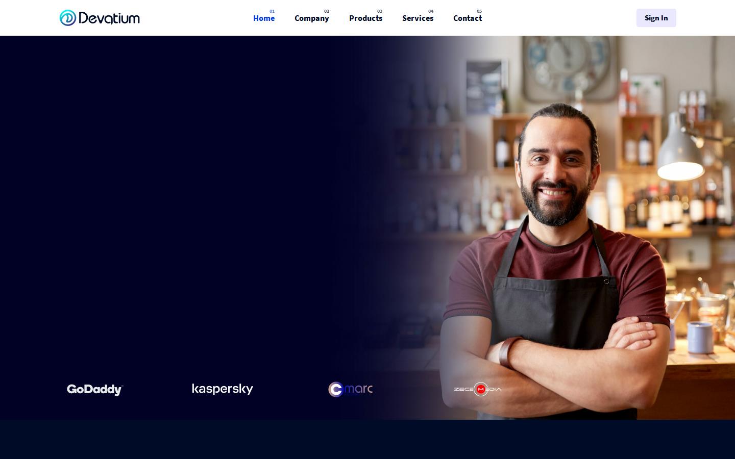 Devatium ltd. Website