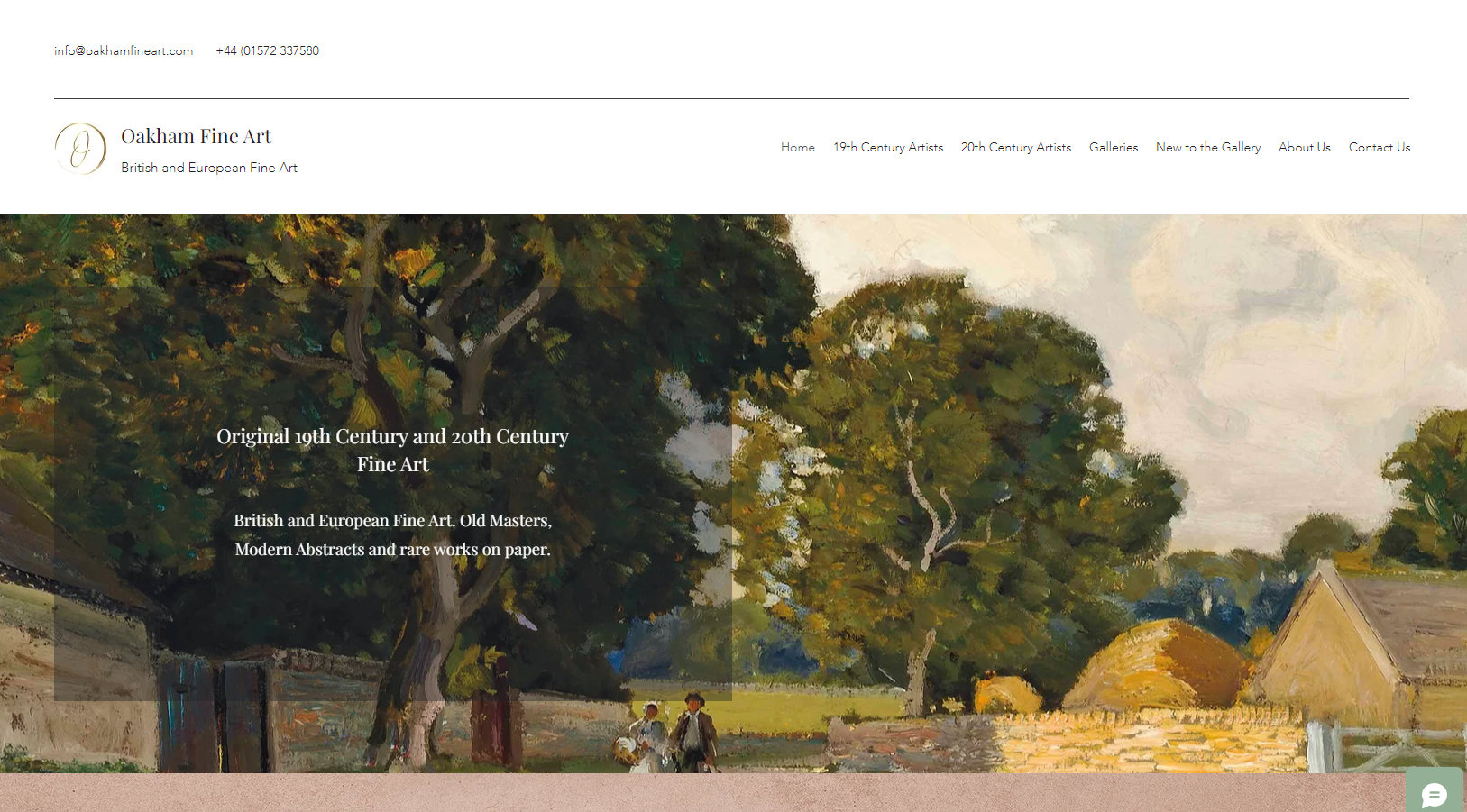 Oakham Fine Art Website