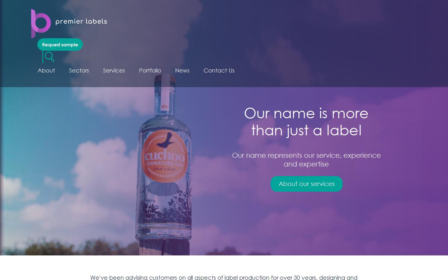 Premier Labels UK Website