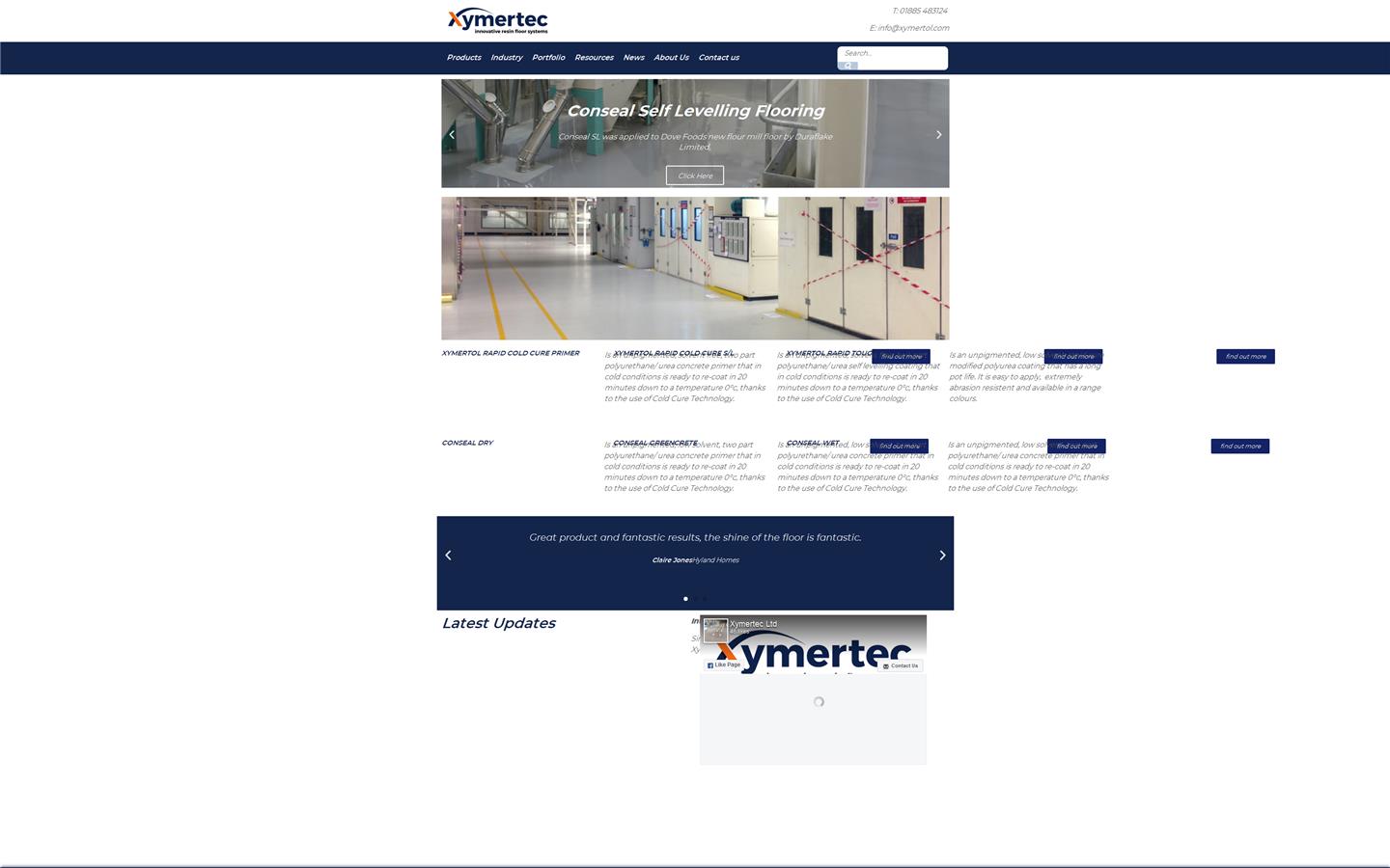 Xymertec Ltd Website