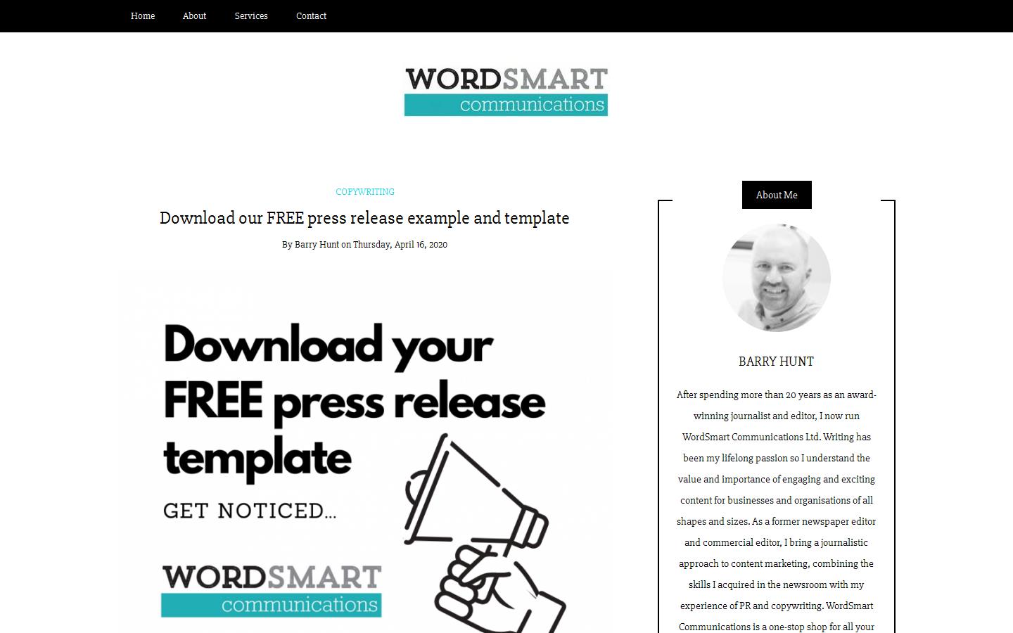 Wordsmart Communications Ltd Website