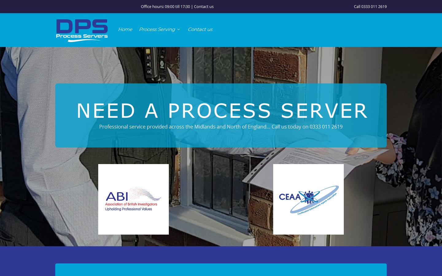 Derby Process Servers Website