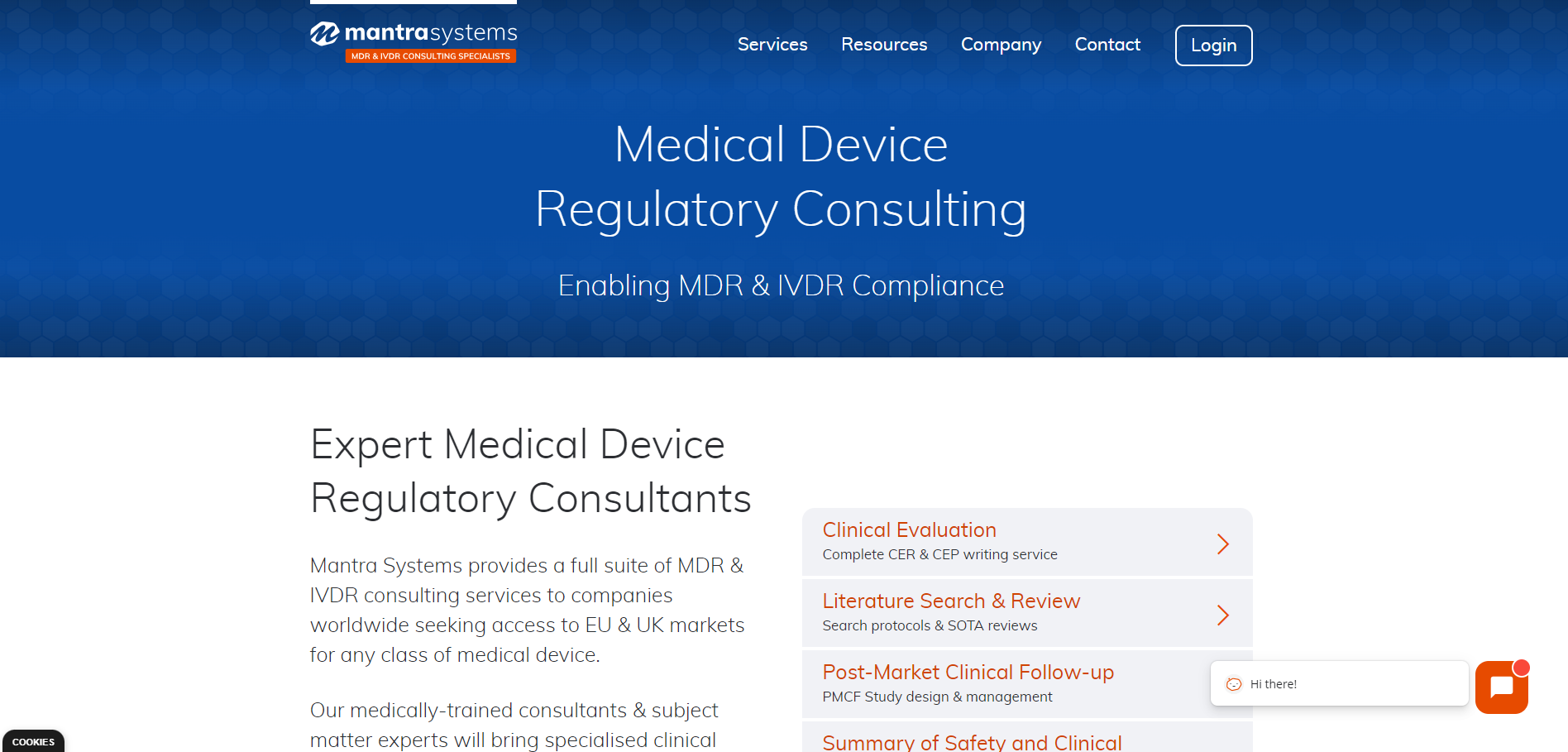 Mantra Systems Ltd Website