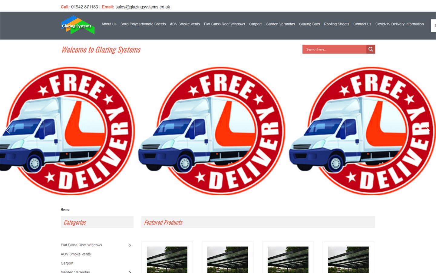 Glazing Systems Ltd Website