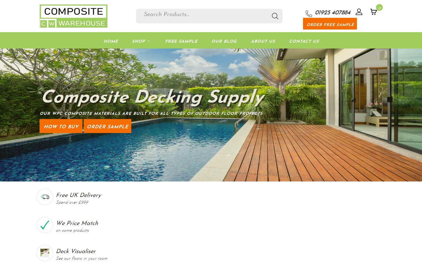 CompositeWarehouse UK Website